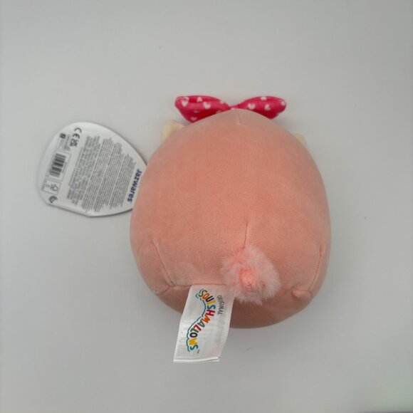 Squishmallows 5" Rostam Peach Badger Plush Toy, Valentine's Day Stuffed Animal - Picture 2 of 3